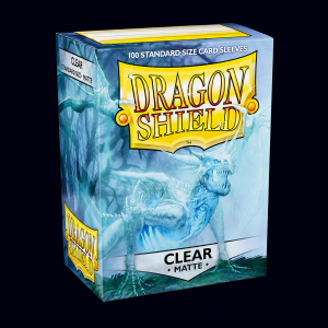 dragon shield clear 100 matte sleeves