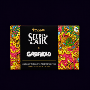 Magic The Gathering. Garfield: Our Only Thought is to Entertain You (Foil). Secret Lair.