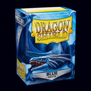 dragon shield blue 100 matte sleeves