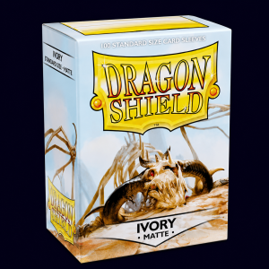 dragon shield ivory 100 matte sleeves