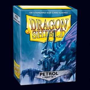 dragon shield petrol 100 matte sleeves