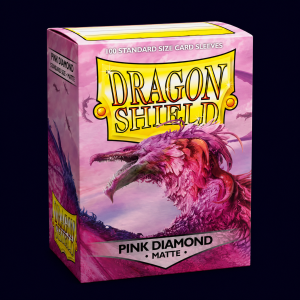 dragon shield pink diamond 100 matte sleeves