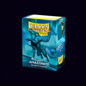 Dragon Shield (Sparkles) Amazonite 100 Matte Sleeves