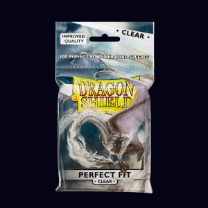 Dragon Shield. Perfect Fit. Clear. Inner Card Sleeves.