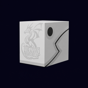 Dragon Shield. Double Shell - Ashen White. Deck Box