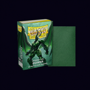 Dragon Shield. Japanese Size: Power. 60 Matte Dual Sleeves
