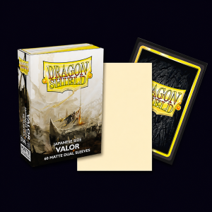 Dragon Shield. Japanese Size: Valor. 60 Matte Dual Sleeves