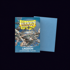 Dragon Shield. Japanese Size: Lagoon. 60 Matte Dual Sleeves