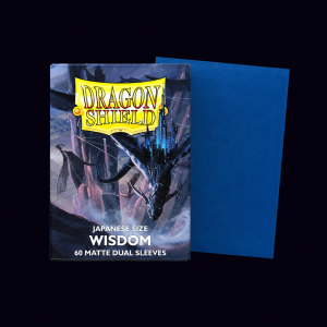 Dragon Shield. Japanese Size: Wisdom. 60 Matte Dual Sleeves
