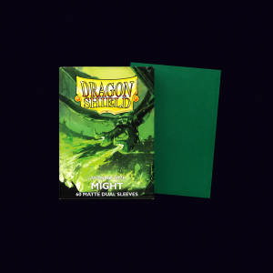 Dragon Shield. Japanese Size: Might. 60 Matte Dual Sleeves