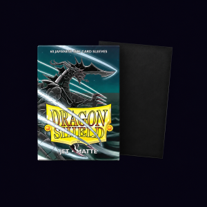 Dragon Shield. Japanese Size: Jet. 60 Matte Sleeves