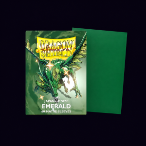 Dragon Shield. Japanese Size: Emerald. 60 Matte Sleeves