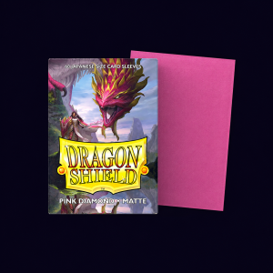Dragon Shield. Japanese Size: Pink Diamond. 60 Matte Sleeves
