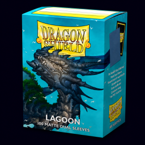 dragon shield lagoon 100 matte dual sleeves