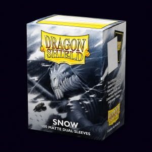 dragon shield snow 100 matte dual sleeves