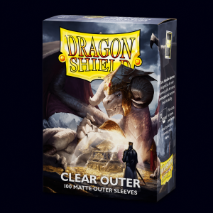 dragon shield clear outer 100 matte outer sleeves