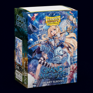 dragon shield grand archive alice golden queen 100 art matte textured sleeves