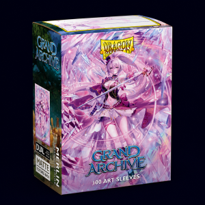dragon shield grand archive merlin brilliant vestige 100 art matte textured sleeves