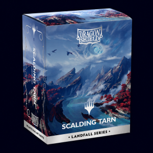 dragon shield scalding tarn 100 matte dual art textured sleeves