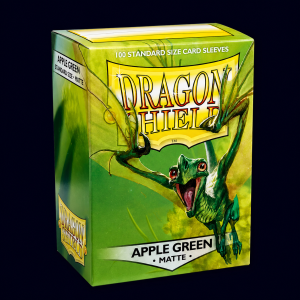 dragon shield apple green 100 matte sleeves