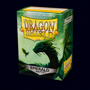 dragon shield emerald 100 matte sleeves