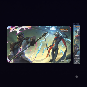 Jayce vs Viktor bound edge playmat