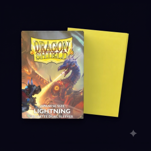 Dragon shield japanese size lightning matte dual sleeve