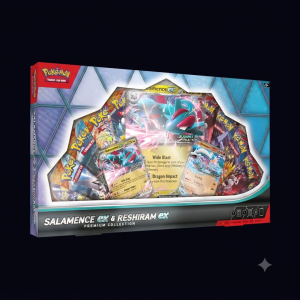 pokemon tcg premium collection Salamance ex & Reshiram ex