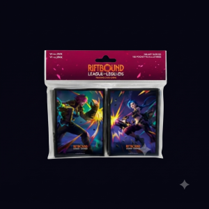 Riftbound: League of Legends TCG Ci vs Jinx Art Sleeves (100 Fundas)