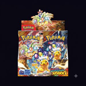 Pokemon TCG booster box Surging sparks back