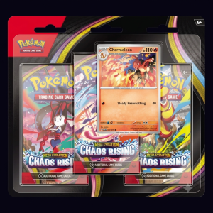 Pokemon TCG 3 pack blister chaos rising