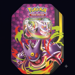 Pokemon TCG tin mega Gengar ex