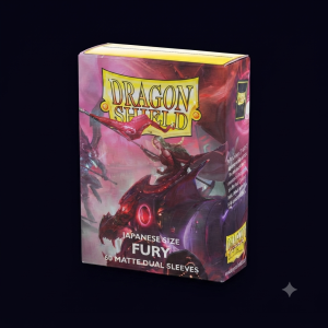 Dragon shield japanese size fury matte dual sleeve