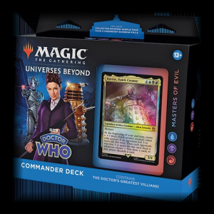 Magic The Gathering: Commander Deck. Masters of Evil. Doctor Who.