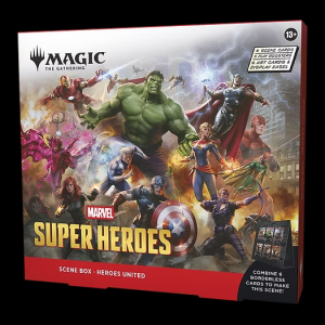 Magic The Gathering. Marvel Superheroes: Heroes United. Scene Box.