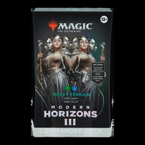Magic The Gathering: Commander Deck. Tricky Terrain: Modern Horizons III.