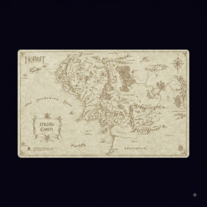 Magic The Gathering. The Hobbit™ – Middle – Earth. Play-Mat