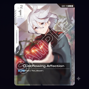 Overflowing Affection (Newtype Challenge 2025 Mission 1) - Gundam Promotional Cards (GCG-PR)