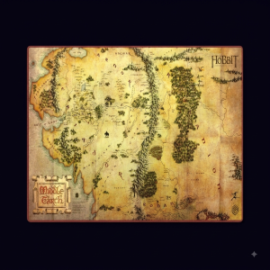 Magic The Gathering. The Hobbit™ – Middle Earth. Play-Mat