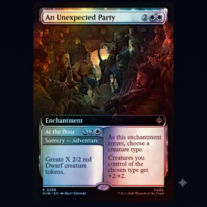 The Hobbit Variants Foil: An Unexpected Party (0289 - Extended Art)