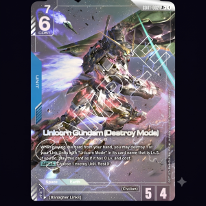 Unicorn Gundam (Destroy Mode) (LR+) - Newtype Rising (GD01)