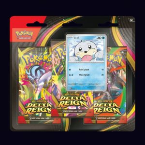 Pokemon. Delta Reign. Three Pack- Blister.