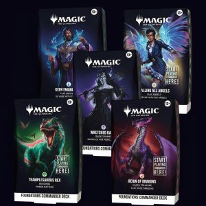 Magic The Gathering. Foundations Commander Decks (Set de 5)