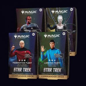 Magic The Gathering. Star Trek. Commander Deck: Collector Edition Display (4 Decks).
