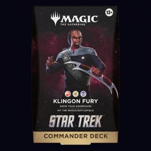 Magic The Gathering. Star Trek - Klingon Fury. Commander Deck.